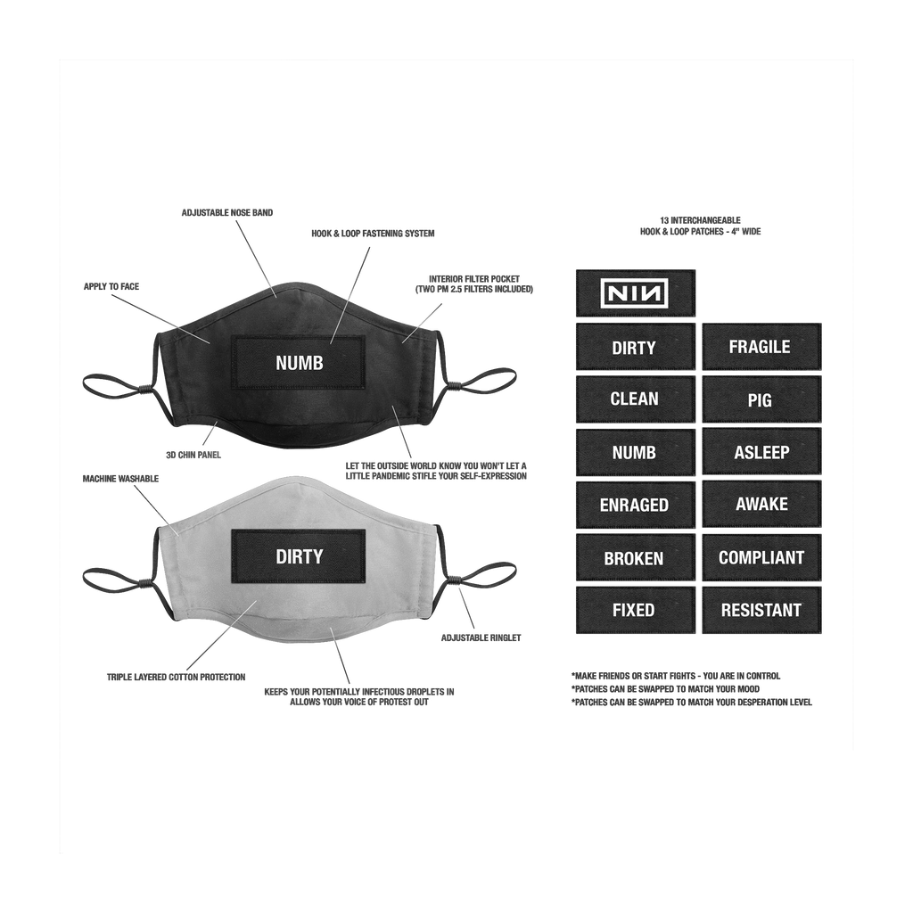 NIN Modular Face Mask Starter Kit