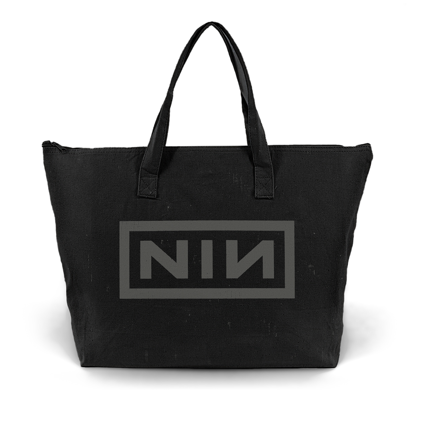 NIN LOGO CANVAS ZIPPERED BAG